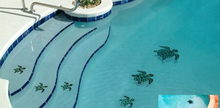 Dibujos de piscina basados en animales