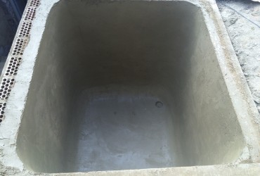 Depósito de agua de 6.000 litros.