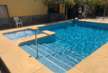 Piscina con jacuzzi 9×5